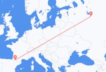 Flights from Yaroslavl, Russia to Lourdes, France