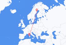 Flyrejser fra Skelleftea, Sverige til Alghero, Italien