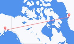 Voli da Kenai, Stati Uniti ad Ilulissat, Groenlandia