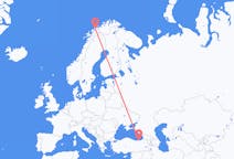 Flyg från Tromsö, Norge till Trabzon, Turkiet