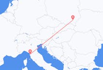 Flyrejser fra Pisa til Rzeszow