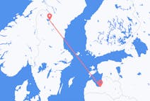 Vols d’Östersund pour Riga