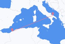 Vluchten van Oran, Algerije naar Bari, Italië