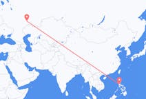 Flyrejser fra Manila, Filippinerne til Samara, Rusland