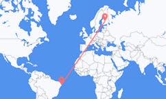 Flyg från Recife (kommun), Brasilien till Jyväskylä, Finland