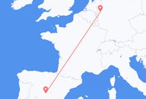 Flyreiser fra Duesseldorf, til Madrid