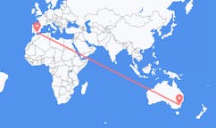 出发地 澳大利亚堪培拉目的地 西班牙格拉纳达的航班