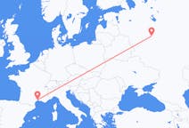 Flüge von Moskau, Russland nach Montpellier, Frankreich