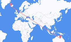 เที่ยวบิน จาก เมาท์ไอซ่า, ออสเตรเลีย ไปยัง เรคยาวิก, ไอซ์แลนด์