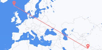 Flights from India to Faroe Islands