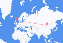 Flyg från Ulan Bator, Mongoliet till Kirkwall, Skottland