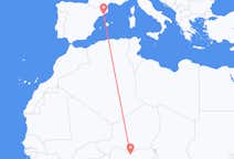 Flyg från Kano, Nigeria till Barcelona, Spanien