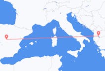 Flights from Madrid to Ohrid