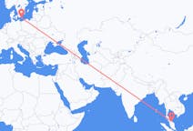 出发地 泰国出发地 那拉提瓦省目的地 丹麦博恩霍姆島的航班