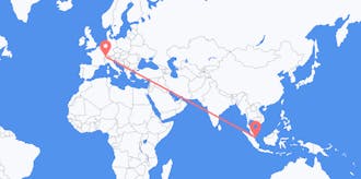 Flyreiser fra Singapore til Sveits