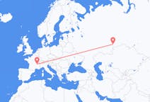 Flüge von der Stadt Tscheljabinsk in die Stadt Lyon