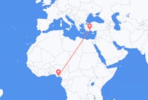 Flyrejser fra Port Harcourt, Nigeria til Antalya, Tyrkiet