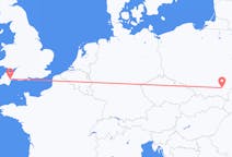 Flights from Exeter, the United Kingdom to Rzeszów, Poland
