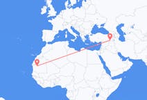 Flyreiser fra Atar, Mauritania til Sirnak, Tyrkia
