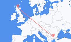 Flyrejser fra Plovdiv til Inverness