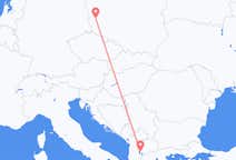 Flyreiser fra Zielona Góra, Polen til Ohrid, Nord-Makedonia