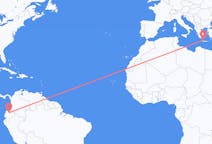 Flyreiser fra Quito, Ecuador til Khania, Hellas