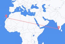Flyreiser fra Kochi, India til Ajuy, Spania