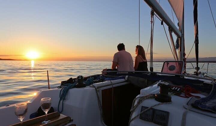 Experience Romantic Sunset Sailing on modern 36ft sail yacht from Zadar