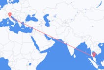 出发地 泰国出发地 那拉提瓦省目的地 意大利博洛尼亚的航班