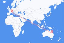 Рейсы из Изумруда, Австралия в Ниццу, Франция