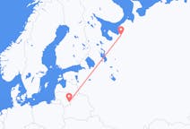 Рейсы из города Вильнюс в город Архангельск