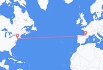 Flights from New York City, the United States to Lourdes, France