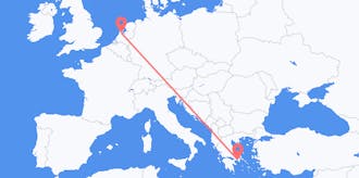 Flyg från Grekland till Nederländerna