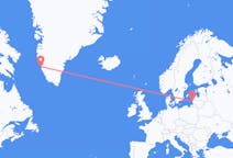 出发地 立陶宛出发地 帕兰加目的地 格陵兰努克的航班