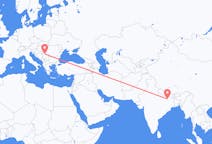 Flyg från Patna, Indien till Belgrad, Serbien