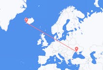 Vluchten van Reykjavík, IJsland naar Cherson, Oekraïne