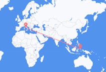 Flyreiser fra Ternate City, Indonesia til Roma, Italia