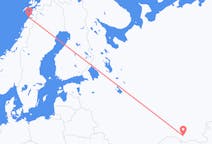 Vluchten van Orenburg naar Bodø