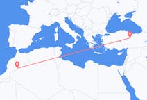 Flyg från Zagora, Marocko till Sivas, Marocko