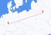Flyg från Minsk, Vitryssland till Frankfurt, Tyskland