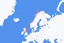 Flyg från Tromsø, Norge till Leeds, England