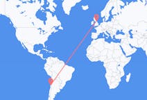 Flyreiser fra La Serena, Chile til Durham, England