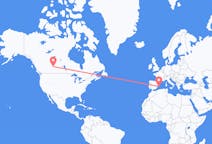 Flyreiser fra Lloydminster, Canada til Ibiza, Spania