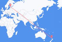 Vluchten van Kerikeri, Nieuw-Zeeland naar Helsinki, Finland