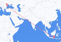 Flights from Denpasar, Indonesia to Constanța, Romania