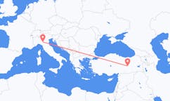 Fly fra Parma til Elazığ