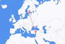 Vluchten van Tallinn, Estland naar Adana, Turkije