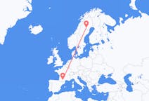 Flights from Toulouse, France to Arvidsjaur, Sweden