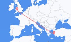 Flights from Cardiff to Samos