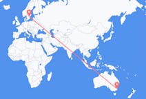 Flights from Moruya, Australia to Linköping, Sweden